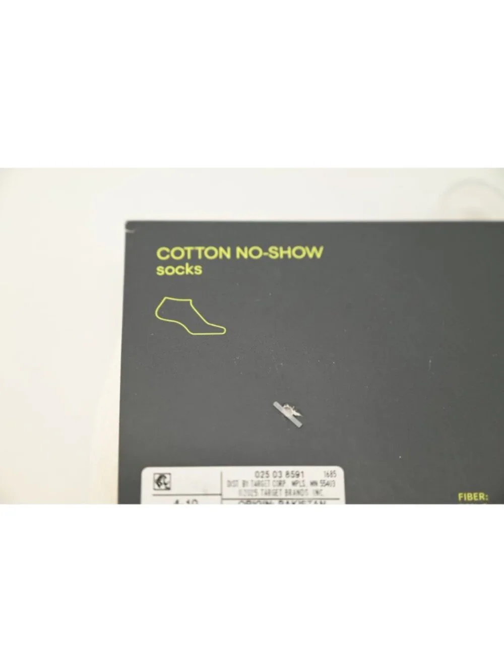 NIP All in Motion 10 Pack Cotton No Show Socks Sz 4-10 White Arch Support Casual